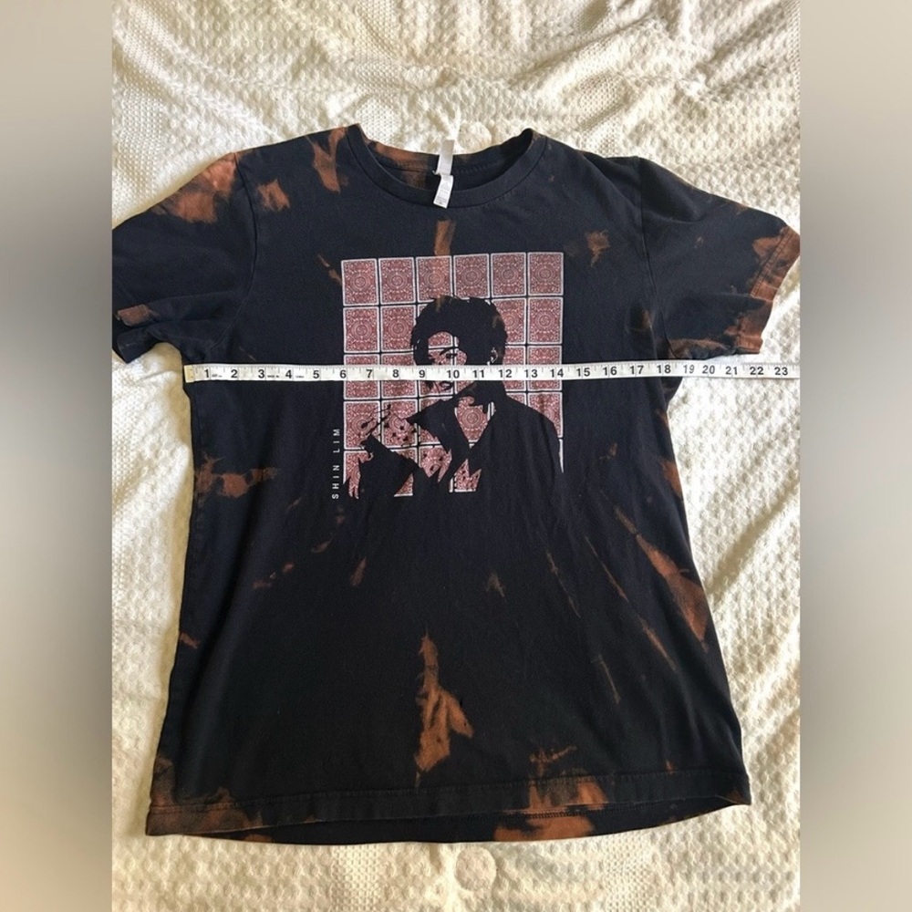 Bella + Canvas Graphic Tee – Size Medium – Custom Bleach Dyed - Picture 7 of 9
